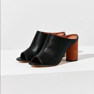 Urban Outfitters Wooden Heel Mule